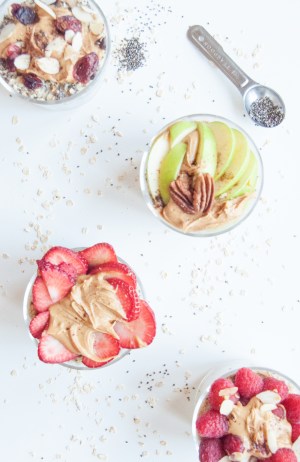 Yummy Overnight Oats--make breakfast for the week on Sunday!
