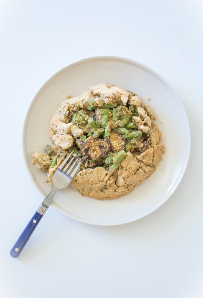 Savory Rustic Veggie Crostata