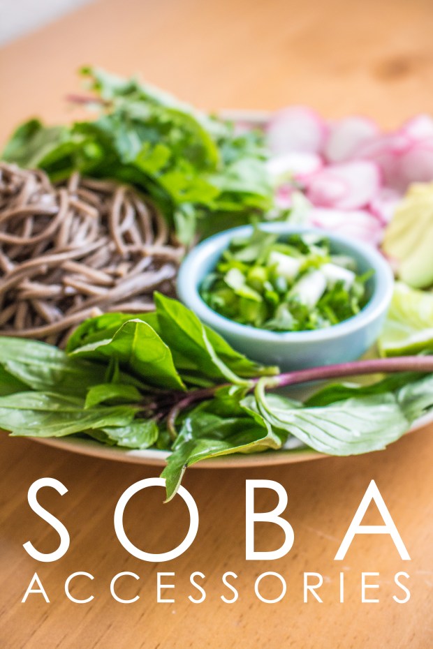 Soba Noodle Bowl--it's all about the accessories! | plantcrush.co