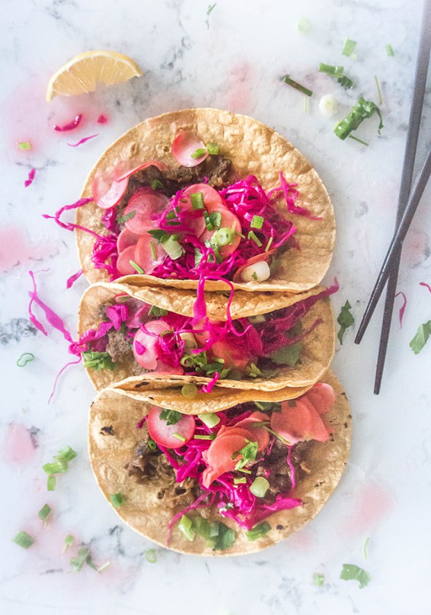 Vegan Bulgogi Fusion Tacos  | plantcrush.co