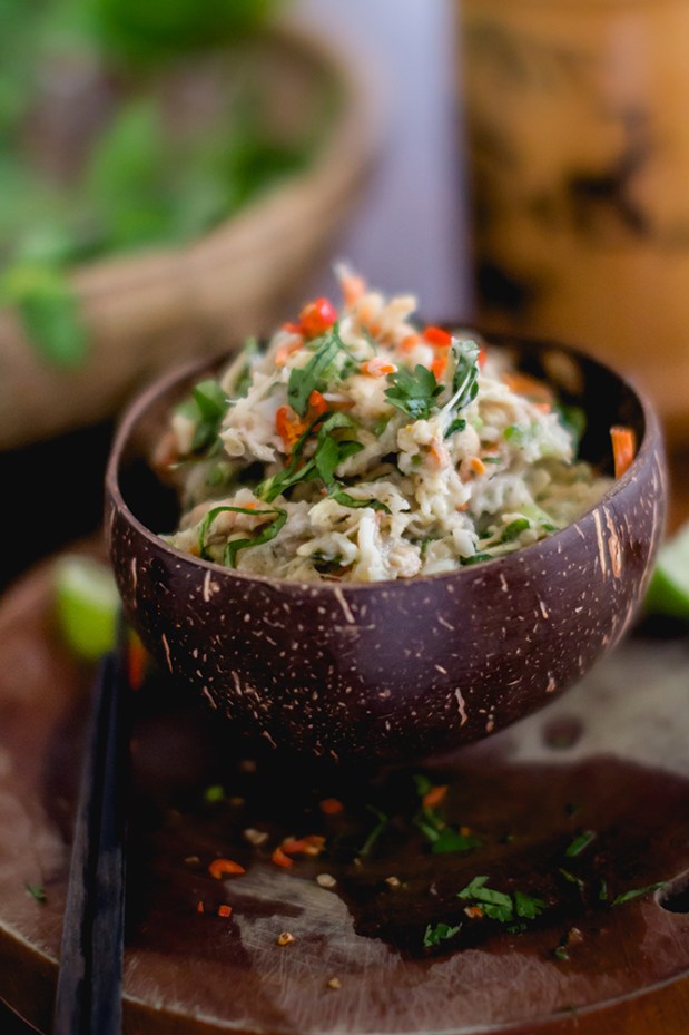 Vietnamese Inspired Mock Tuna Salad | plantcrush.co